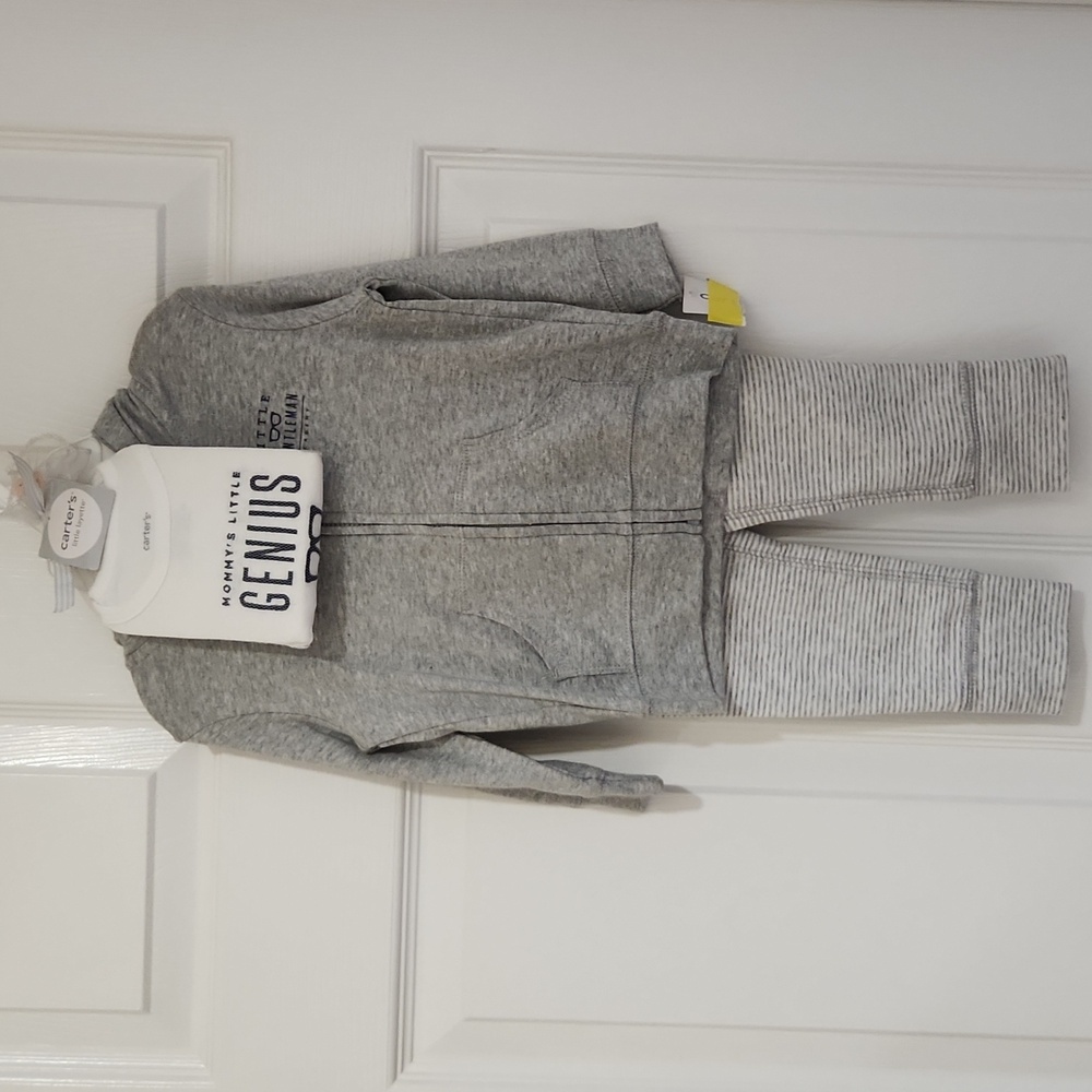Carter's Baby Layette 3 piece Little Gentleman/Little Genius Academy